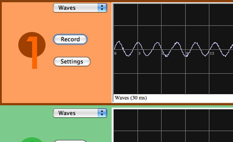 The Sound Grapher makes a graph of the sound waves created by your voice.